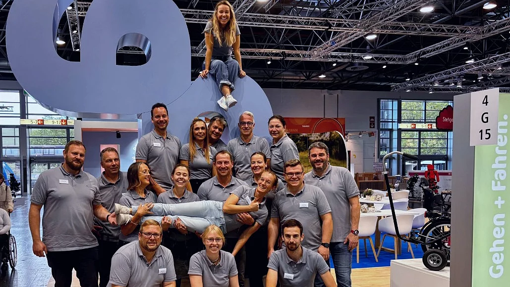 Teambild auf der Rehacare